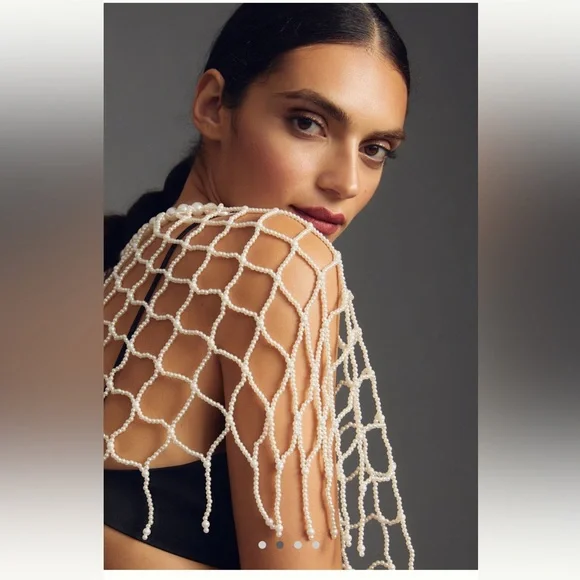 Anthropologie Pearl Cape - Picture 2 of 4